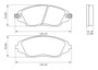 Imagen de PASTILLAS DE FRENO CHEVROLET SONIC 1.6/AVEO/SPARK