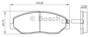 Imagen de PASTILLAS DE FRENO HYUNDAI SANTA FE 2.0/2.4/2.7 4X2 4X4 2001