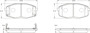 Imagen de PASTILLAS DE FRENO HYUNDAI SONATA/TUCSON 2.0 16V 2011