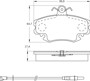 Imagen de PASTILLAS DE FRENO DELANTERA RENAULT CLIO RN/RL 1.6