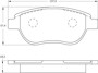 Imagen de PASTILLAS DE FRENO DELANTERA PEUGEOT 206/207 1.6 2009->