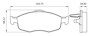 Imagen de PASTILLAS DE FRENO FORD FORD MONDEO 1.8