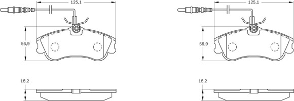 Imagen de PASTILLAS DE FRENO CITROEN BERLINGO/XSARA/PEUGEOT PARTNER