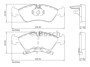 Imagen de PASTILLAS DE FRENO DELANTERA CHEVROLET MERIVA 1.8 8V 2002->