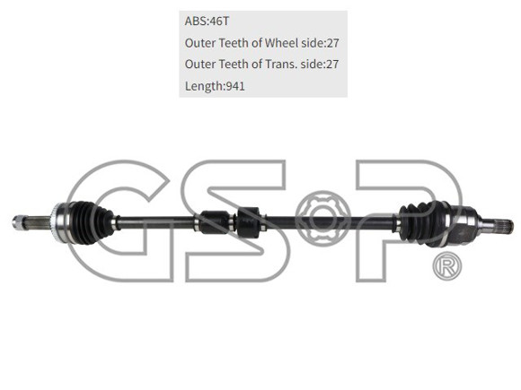 Imagen de SEMIEJE DERECHO HYUNDAI TUCSON-KIA SPORTAGE 2.0 2005-2013