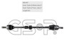 Imagen de SEMIEJE DERECHO HYUNDAI TUCSON-KIA SPORTAGE 2.0 2005-2013