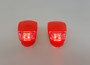 Imagen de PAR DE LUCES LEDS ROJAS DE SILICONA PARA BICICLETA