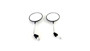 Imagen de PAR DE ESPEJOS PARA MOTO UNIVERSAL REDONDO ROSCA 3/8"