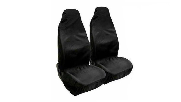 Imagen de PAR PROTECTORES FUNDA CUBRE ASIENTOS DELANTEROS PARA TALLER IMPERMEABLE AGUA Y ARENA