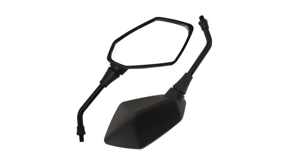 Imagen de PAR DE ESPEJOS PARA MOTO UNIVERSAL TIPO DEPORTIVO ROSCA 8MM