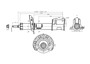 Imagen de AMORTIGUADOR DELANTERO DERECHO CHEVROLET CORSA II/MERIVA
