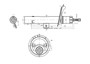 Imagen de AMORTIGUADOR DELANTERO IZQUIERDO CITROEN XSARA PICASSO 01-12