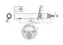 Imagen de AMORTIGUADOR DELANTERO DERECHO PEUGEOT 206/207 1999