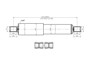 Imagen de AMORTIGUADOR TRASERO TOYOTA HILUX 2.4D NISSAN D21/D22