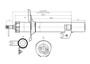 Imagen de AMORTIGUADOR DELANTERO IZQUIERDO BYD F0 2008