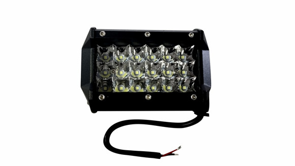 Imagen de FARO CAMINERO LED RECTANGULAR 10X8CM 18 LED 18W 12/24V