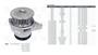 Imagen de BOMBA DE AGUA VW GOL 1.0MI 1.6 GENERACION V FOX 1.6