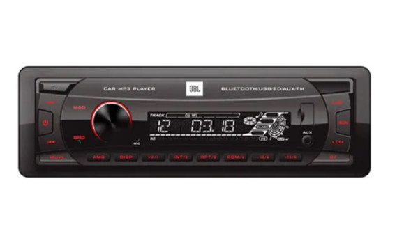 Imagen de RADIO JBL DESMONTABLE 1 DIN BLUETOOTH/USB/AUX/TARJETA SD
