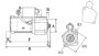 Imagen de MOTOR DE ARRANQUE 12V JOHN DEERE CON REDUCTOR MOTOR DEUTZ