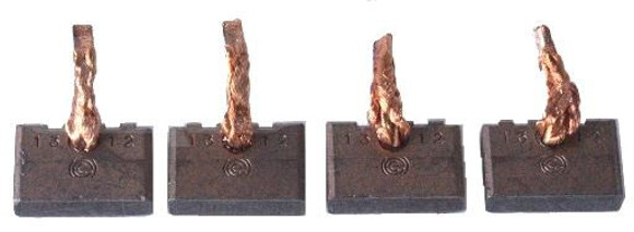 Imagen de JGO 4 CARBONES ARRANQUE M-BENZ O500 24V VOLVO 6,4X25X17