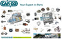 Imagen de JGO 4 CARBONES ARRANQUE M-BENZ O500 24V VOLVO 6,4X25X17