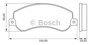 Imagen de PASTILLAS DE FRENO DELANTERA VOLKSWAGEN AMAROK 2.0 16V