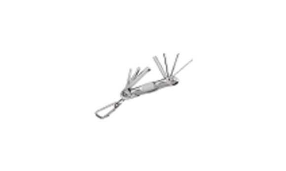 Imagen de JUEGO DE LLAVES HEXAGONALES PLEGABLES RONIX DE 1,5 A 8MM