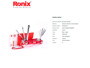 Imagen de JUEGO DE LLAVES TORX PLEGABLES RONIX  DE T9 A T40