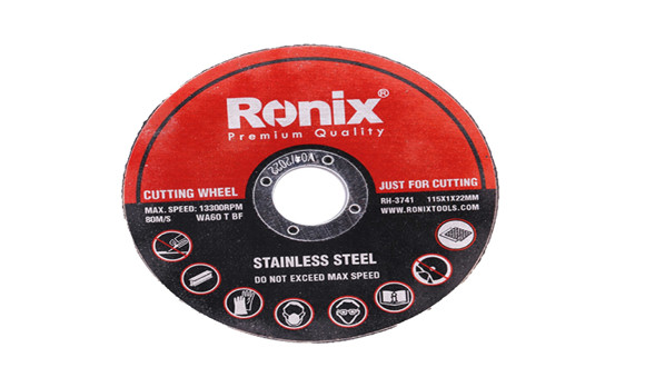 Imagen de DISCO DE CORTE INOXIDABLE RONIX DE 115MM (4.1/2")