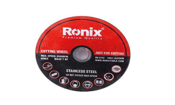 Imagen de DISCO DE CORTE INOXIDABLE RONIX DE 180MM (7")