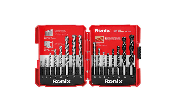 Imagen de CAJA DE 16 MECHAS RONIX (MULTI-FUNCION)