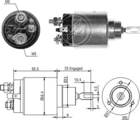 Imagen de AUT ARRANQUE RENAULT CLIO/R19 C/BOSCH