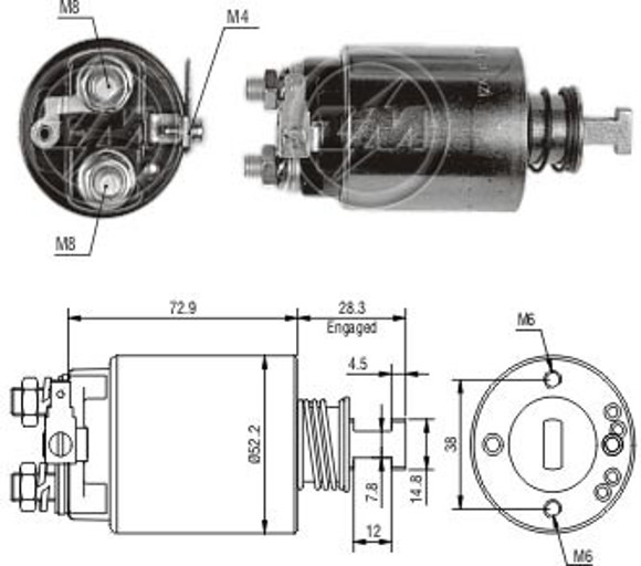 Imagen de AUT ARRANQUE FIAT PALIO 16V C/HITACHI