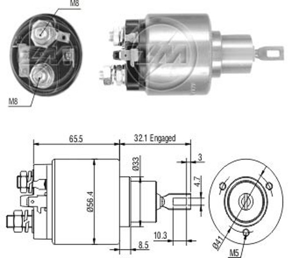 Imagen de AUT ARRANQUE 12V VW LOGUS/POINTER