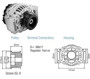 Imagen de ALTERNADOR SCANIA ANCLAJE LATERAL 24V 80AMP