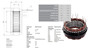 Imagen de ESTATOR DE ALTERNADOR TOYOTA HILUX 3.0/4.0 2005. . .