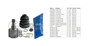 Imagen de HOMOCINETICA CAJA IZQ PEUGEOT 308 II MANUAL 1.2 THP130 13-21
