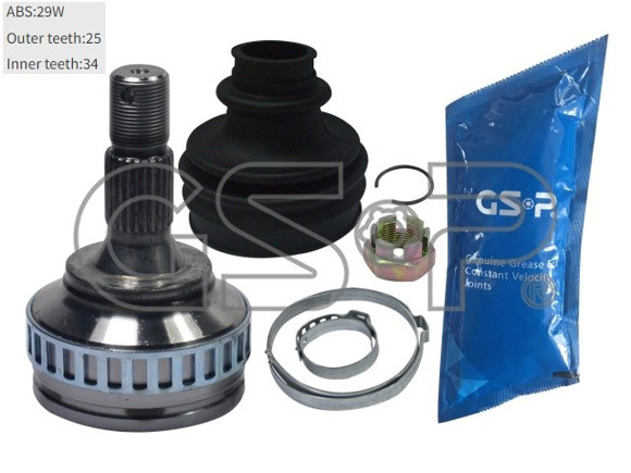 Imagen de HOMOCINETICA RUEDA PEUGEOT 207/CITROEN C3 C/ABS TU5JP4