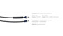 Imagen de CABLE APERTURA DE PUERTA TRAS DER FORD ECOSPORT 2003-2011