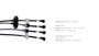 Imagen de JGO CABLES CAMBIO VELOCIDAD FORD ECOSPORT/FIESTA 1.6
