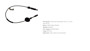 Imagen de CABLE CAMBIO VELOCIDAD AUTOMATICO FORD RANGER 2012. . .