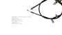 Imagen de CABLE FRENO TRAS IZQ NISSAN FRONTIER 2.3 DCI 2016-2018