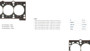 Imagen de JUNTA T/CILINDROS BMW 318IS 89/92 MOTOR 4 CIL 16 VAL
