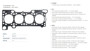 Imagen de JUNTA T/CILINDRO PEUGEOT BOXER FIAT DUCATO 2.3 TD 1,2 MM