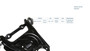 Imagen de BANDEJA DEL SUP DER GM C10/D10/D20/C20 1982-1992 C/BUJES