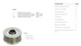 Imagen de POLEA 6PK CON EMBRAGUE MAZDA 3/6/CX7 2.3