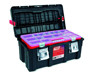 Imagen de CAJA HERRAMIENTAS PLASTICA NEGRA