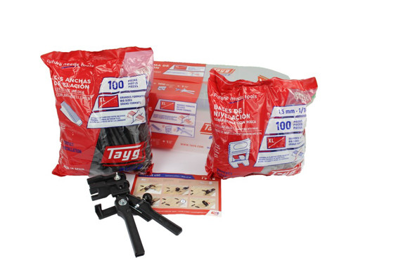 Imagen de KIT SISTEMA DE NIVELACION 1/1,5MM CUÑA ANCHA
