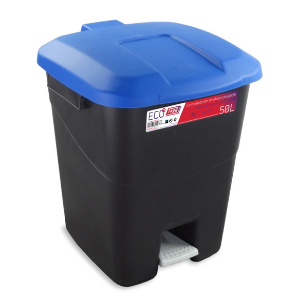 Imagen de CONTENEDOR RESIDUOS NEGRO 50 LTS