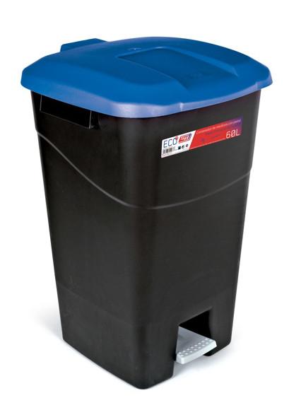 Imagen de CONTENEDOR RESIDUOS NEGRO 60 LTS